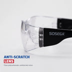 Anti-Scratch Safety Glasses, Clear Lens