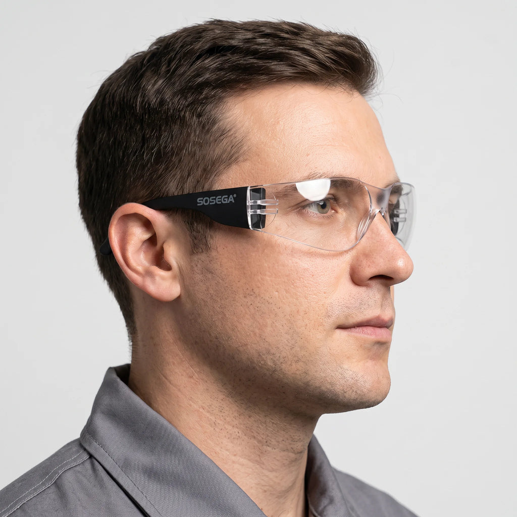 Anti-Scratch Safety Glasses, Clear Lens