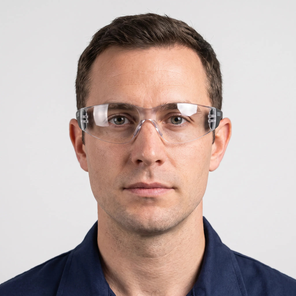 Anti-Scratch Safety Glasses, Clear Lens