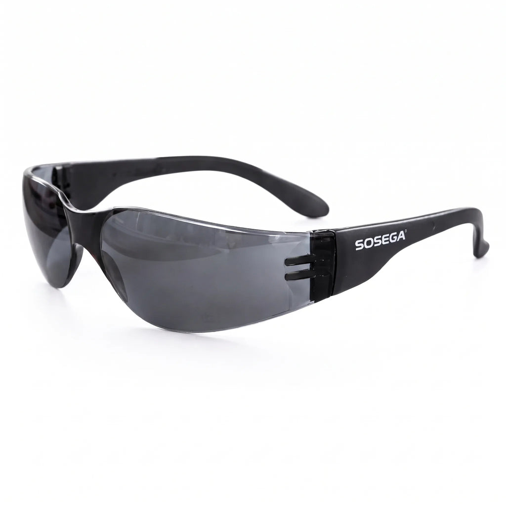 Anti-Scratch Safety Glasses, Grey Lens