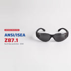 Anti-Scratch Safety Glasses, Grey Lens