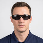 Anti-Scratch Safety Glasses, Grey Lens
