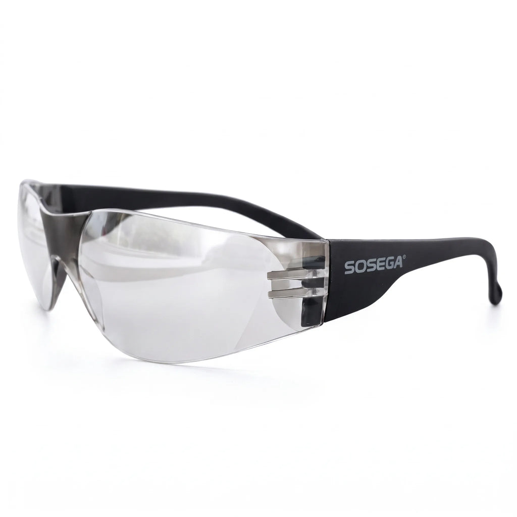 Anti-Scratch Safety Glasses, Clear IN/OUT Lens