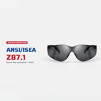 Anti-Scratch Safety Glasses, Grey IN/OUT Lens