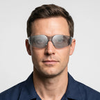 Anti-Scratch Safety Glasses, Grey IN/OUT Lens