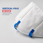 N95 Disposable Mask without Valve, White