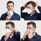 N95 Disposable Mask without Valve, White