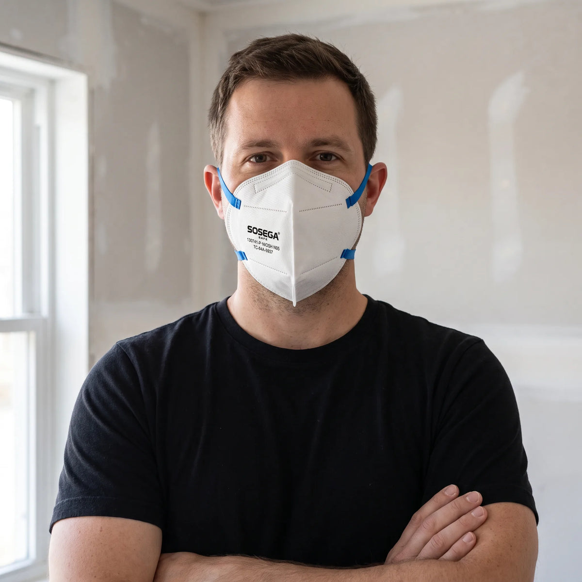 N95 Disposable Mask without Valve, White