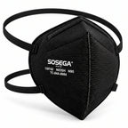N95 Disposable Mask without Valve, Black