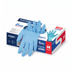 Powder-Free Nitrile Disposable Gloves, Blue, Industrial Use