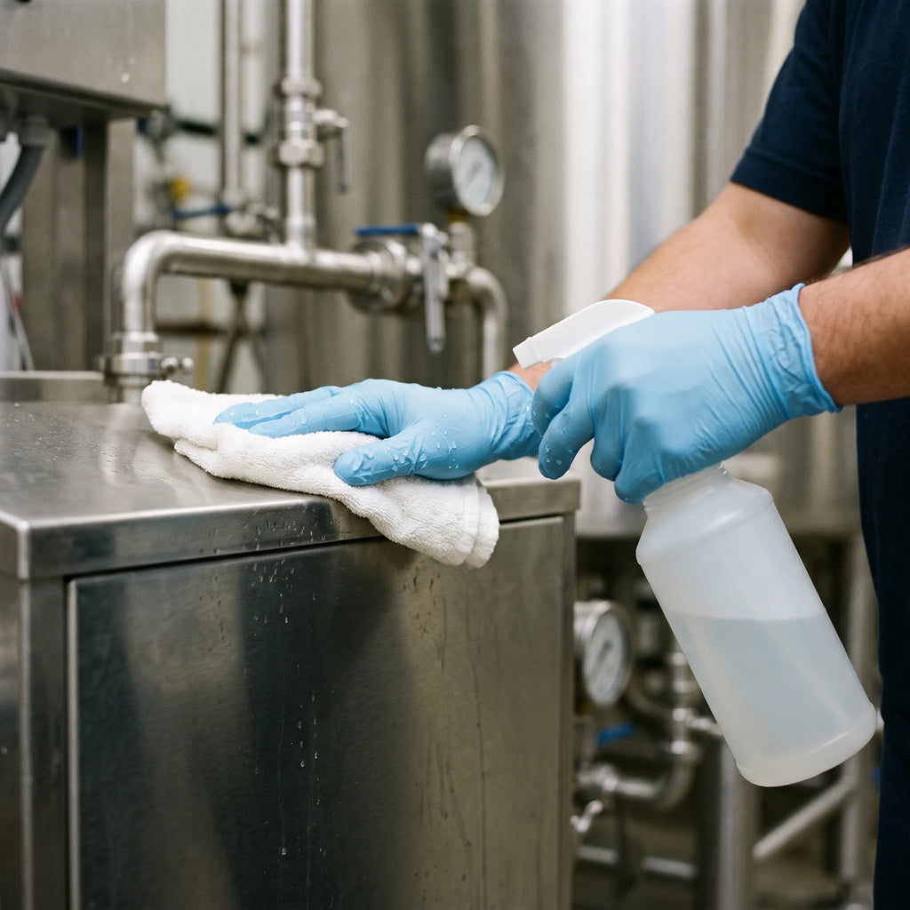 Powder-Free Nitrile Disposable Gloves, Blue, Industrial Use