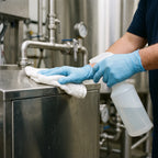 Powder-Free Nitrile Disposable Gloves, Blue, Industrial Use