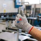 A4 Cut Resistant PU Coated Gloves, HPPE Shell