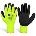 Crinkle Latex Coated Gloves, Acrylic Lining