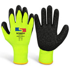Crinkle Latex Coated Gloves, Acrylic Lining