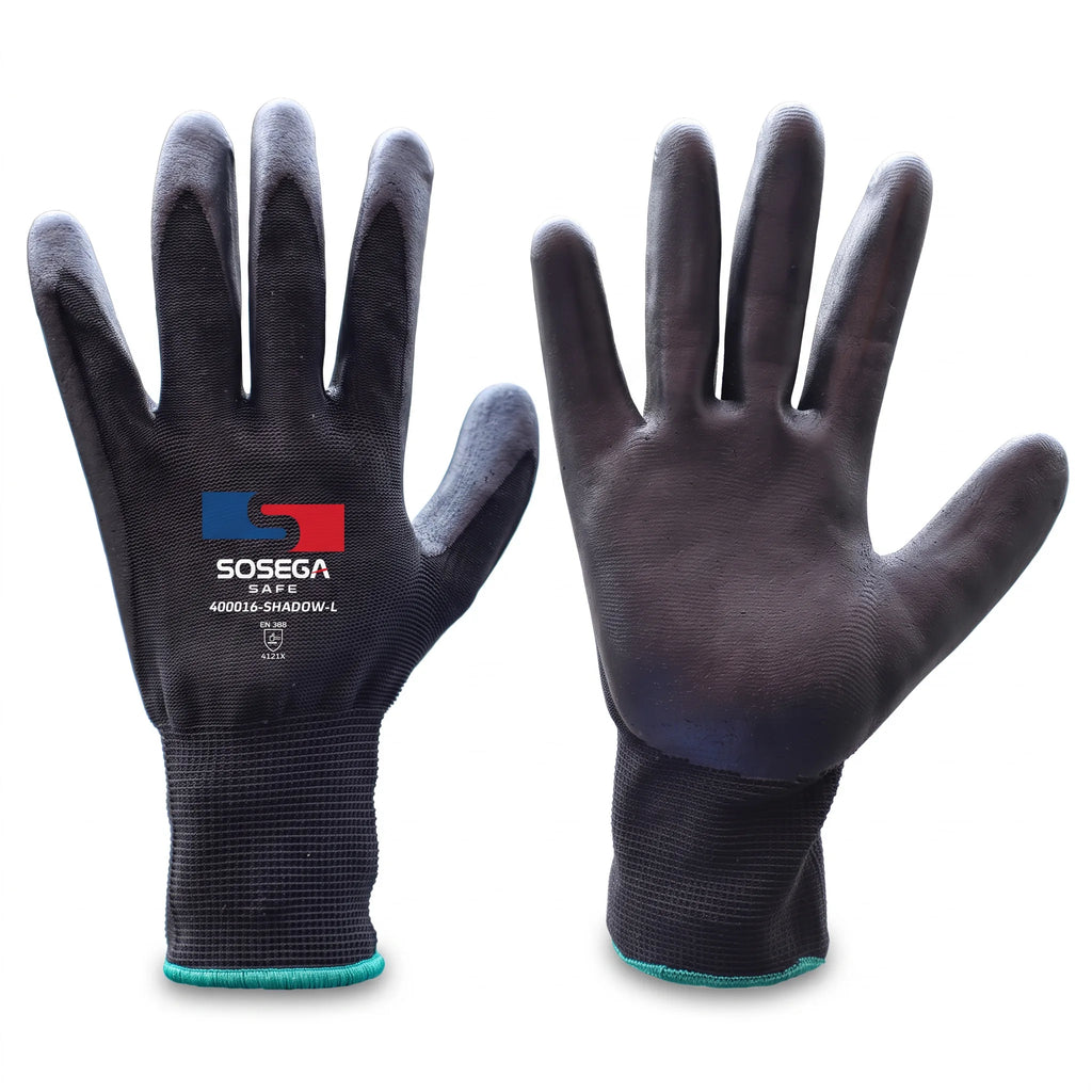 Nitrile Foam Coated Gloves, Polyester Shell