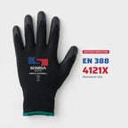 Nitrile Foam Coated Gloves, Polyester Shell