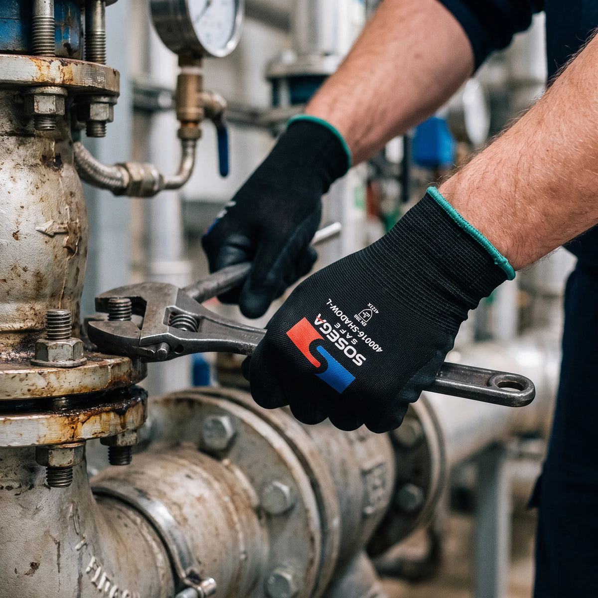 Nitrile Foam Coated Gloves, Polyester Shell