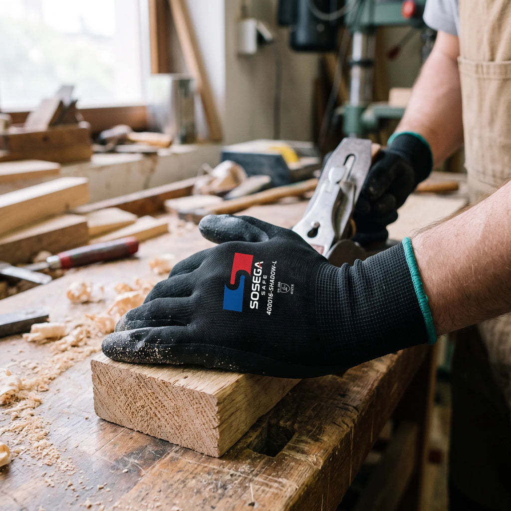 Nitrile Foam Coated Gloves, Polyester Shell