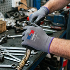 Sandy Nitrile Coated Gloves, Polyester Shell
