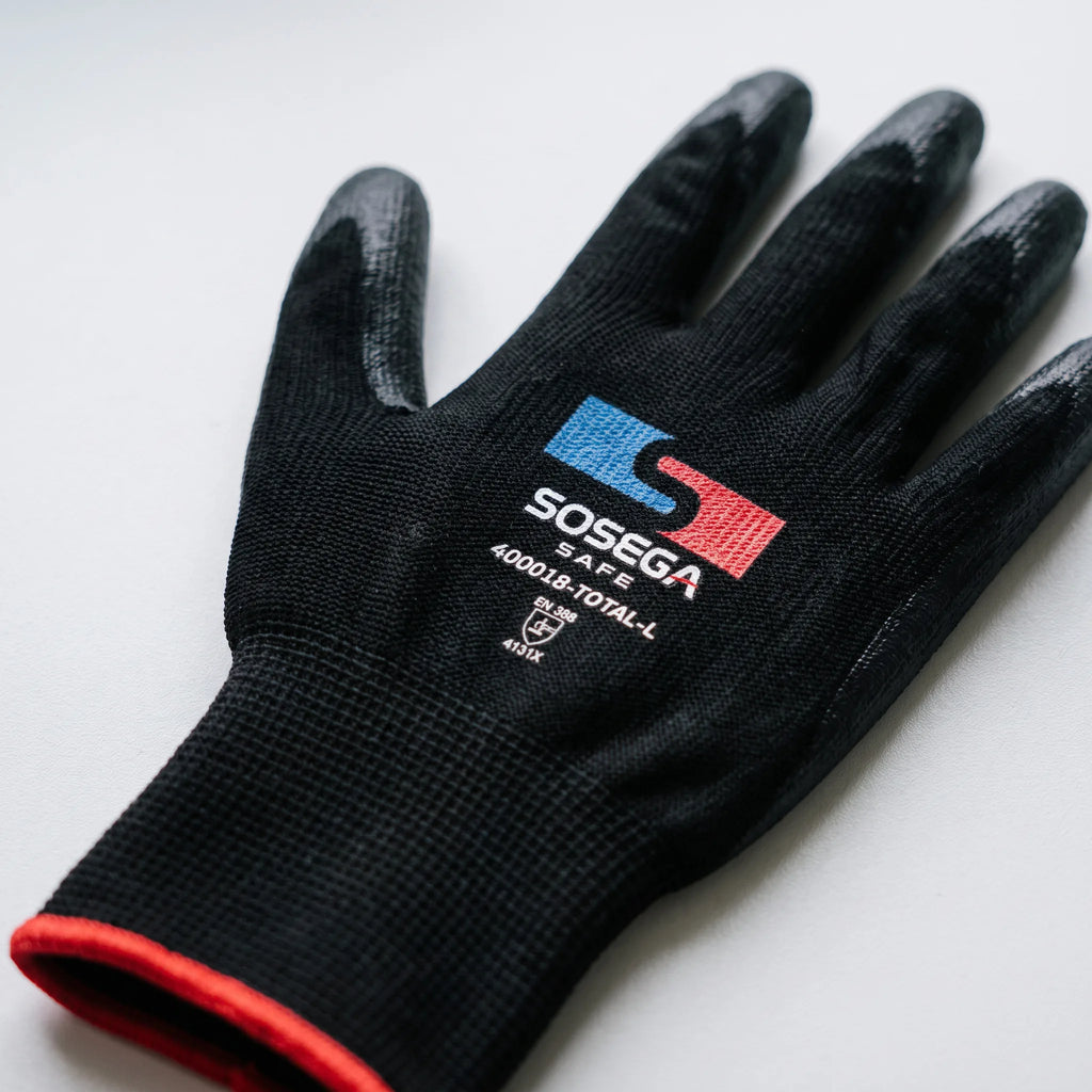 PU Coated Gloves, Polyester Shell