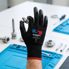 PU Coated Gloves, Polyester Shell