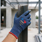 A6 Cut Resistant Nitrile Foam Coated Gloves, HPPE Shell