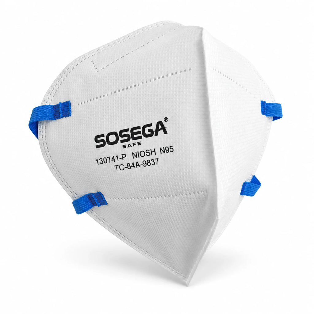 N95 Disposable Mask without Valve, White